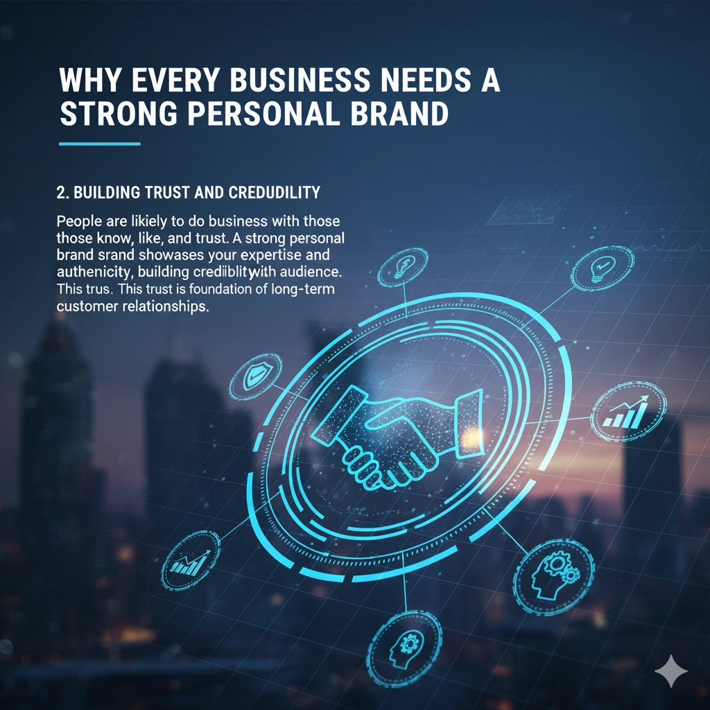 Business owner representing personal branding